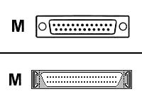 Belkin External SCSI II Drive Cable Micro DB50 Male to DB25 Male 3m