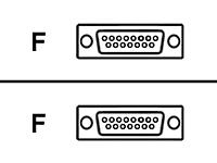 Belkin Gender Changer Low Profile DB15 F/F