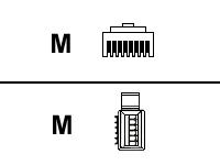 modem cable - 2 m