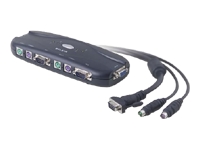 Belkin OmniView SOHO Series 4 Port KVM Switch - monitor/keyb