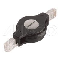 Belkin Retractable Cat5E Sngls Ptch 4Pair Rj45M/Rj