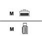 Belkin RJ11 Male - BT Plug Male Cable - (2m)