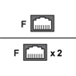 Belkin RJ45 to 2 RJ45 In-Line Coupler