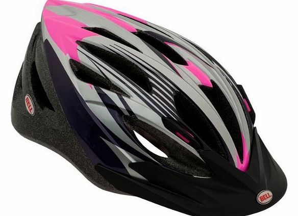 Bell Kids Shasta Helmet - Pink/Purple/Straight Edge, Universal