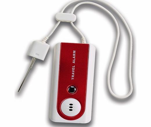 Belle Hop Unisex Travel Door Alarm, Red