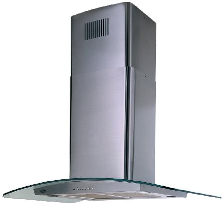 1232 90cm Island Chimney Hood