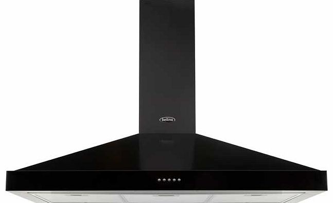 Belling Classic 90 90cm Cooker Hood - Black