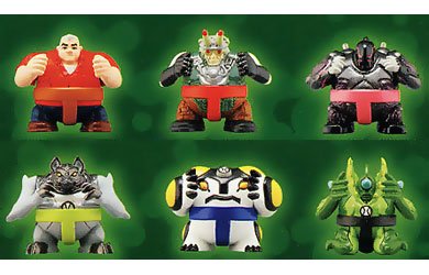 - Sumo Slammers Figure Set - Benwolf/Cannonbolt/Wildvine/Max/Dr. Animo/SixSix