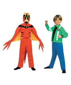 Ben 10 Alien Force/Jet Ray Deluxe 2 in 1 Reversible Costume