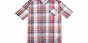 Boys 3-7yrs orange pure cotton shirt