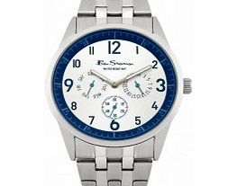 Mens White Multi Dial Watch