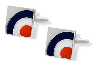 Ben Sherman Quarter Target Swive Cufflinks 019503