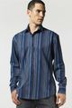 BEN SHERMAN satin stripe shirt