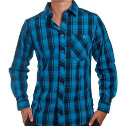 Cape Check Shirt - Blue Jewel