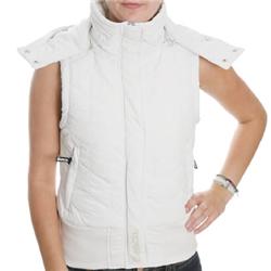 Ladies Cube Gilet - Cream