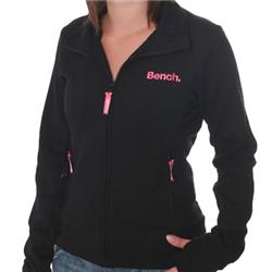 Ladies Hybrid Zip Thru Jacket - Black