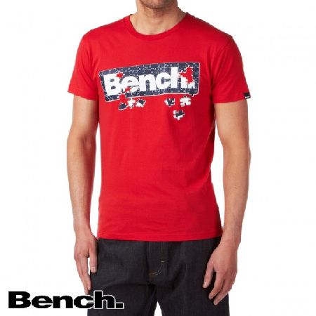 Mens Bench Puzzle T-Shirt - Molten Lava