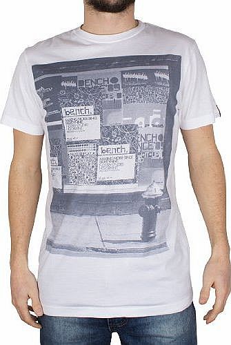 Mens Billboard T-Shirt, White, Large