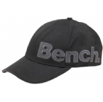 Mens Crowded Cotton Applique Baseball Cap Black/Grey