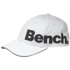 Bench Mens Crowded Cotton Applique Baseball Cap White