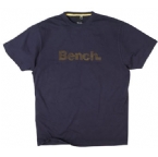 Mens Spike High Build Logo T-Shirt Navy