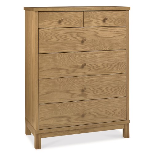 Atlanta 4+2 Drawer Chest In Oak