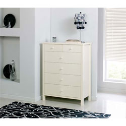 Designs Atlantis Ivory 4 + 2 Drawer Chest