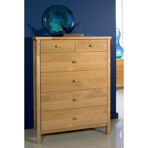 Atlantis Pale Oak 4+2 Drawer Chest