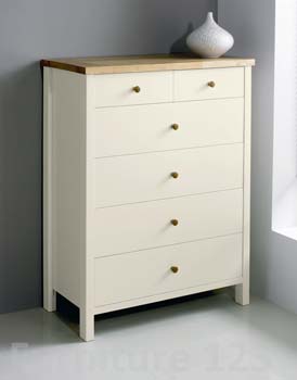 Atlantis Two Tone 4+2 Drawer Chest