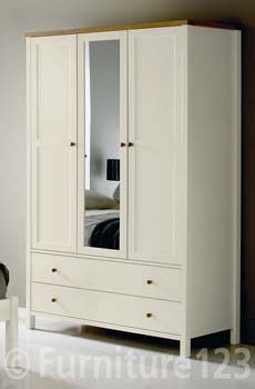 Atlantis Two Tone Triple Wardrobe