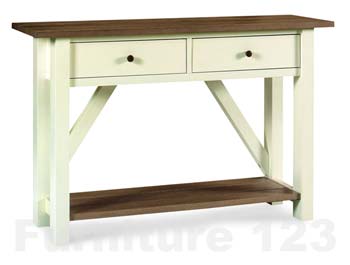 Callista Two Tone Console Table