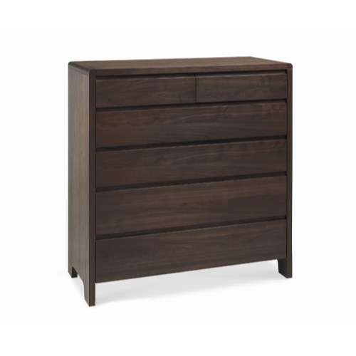 Domino Walnut 2 4 Drawer Chest