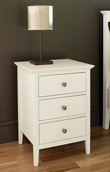 Bentley Designs Princeton 3 Drawer Bedside Chest