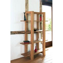 Lyon Oak Open Shelf Unit