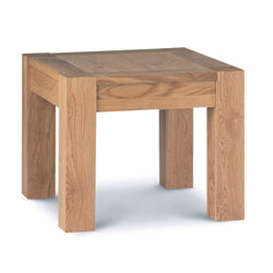 Lyon Oak Square Lamp Table