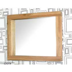 Lyon Oak Standard Landscape Mirror