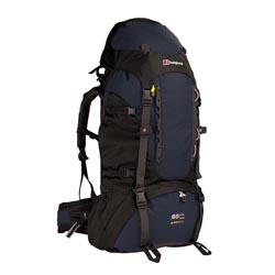 Berghaus Packs BERGHAUS VERDEN 65 10 - ASH BLACK - CLASSIC BLUE