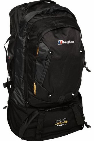 Berghaus W Jalan 65 15 Womens Large Capacity Luggage - Black/Thunder, 80Lt