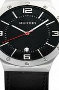 Bering Time Mens Classic Black Mesh Watch