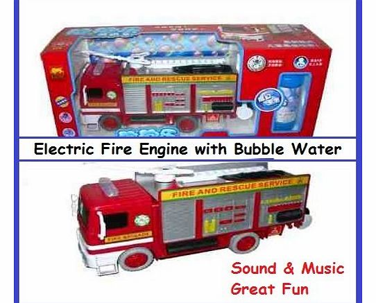 Pumper the Electric Fire Truck with Bubble Water