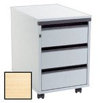 BEST Selling Budget 60cm 3 Drawer Mobile Pedestal-Beech