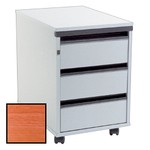 BEST Selling Budget 60cm 3 Drawer Mobile Pedestal-Cherry