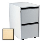 BEST Selling Budget 67cm 2 Drawer Mobile Pedestal-Beech