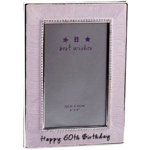 best Wishes Happy 60th Birthday Photo Frame