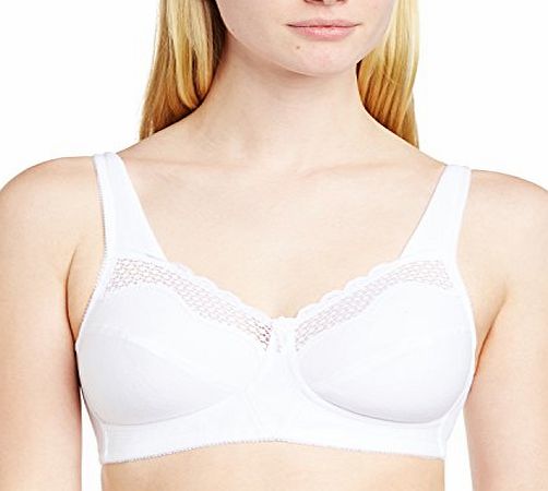 Bestform Lingerie Bestform Womens Cotton Comfort Bra White 00535WH42F 42F