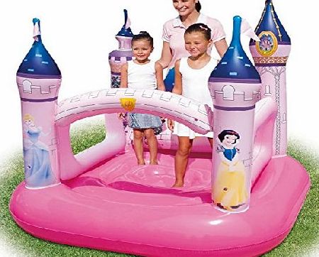 Bestway NEW BESTWAY DISNEY PRINCESS INFLATABLE BOUNCY CASTLE BOUNCER KIDS HOME GARDEN BOUNCING JUMP FUN 157 X 147 X 163 CM