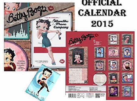 Betty Boop  OFFICIAL CALENDAR 2015   BETTY BOOP FRIDGE MAGNET