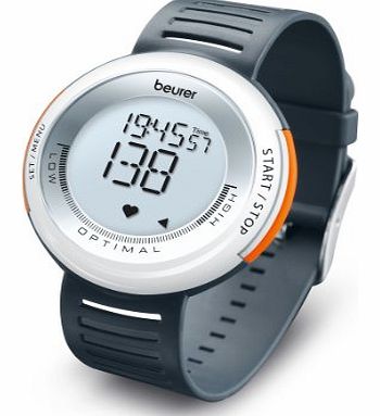 Beurer PM 58 Heart Rate Monitor - White/Dark Grey