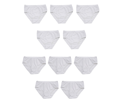 10 pack pointelle briefs