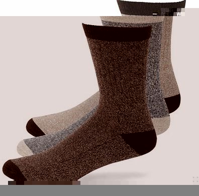 Bhs 3 Pack Brown Leisure Socks, Brown BR61L05CBRN